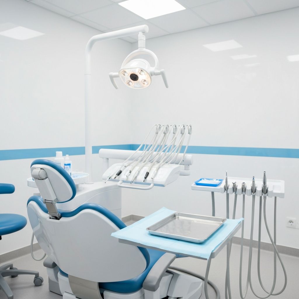 Clean and modern dental treatment room at Braybrook Dental Group